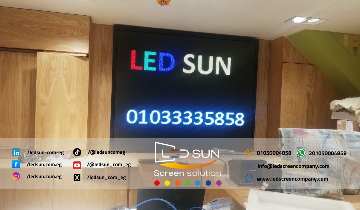 قمنا بتنفيذ مشروع تركيب شاشة LED داخلية مميزة عالية الدقة لصالح بينك اليفنت